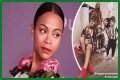 Fans Slam Zoe Saldana's Husband for Dressing like a Woman in Fishnet Tights on His 42nd B-Day