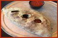 How big is a mellow mushroom calzone?