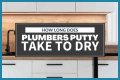 How long does it take for spot putty to dry?