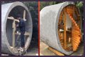 I turned a concrete water pipe into a stunning tiny home…I came up with the idea on a building site & it only cost £12k